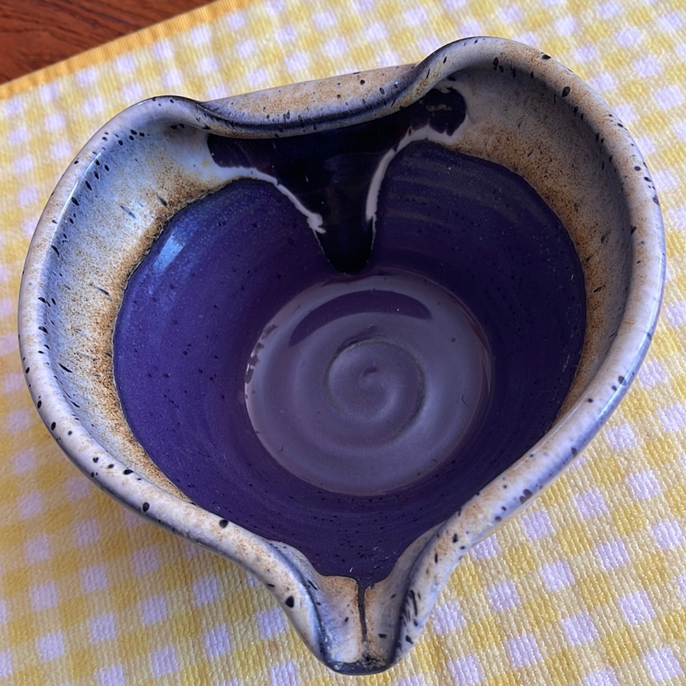 Masak pottery 7” diameter   Art bowl, handmade in USA